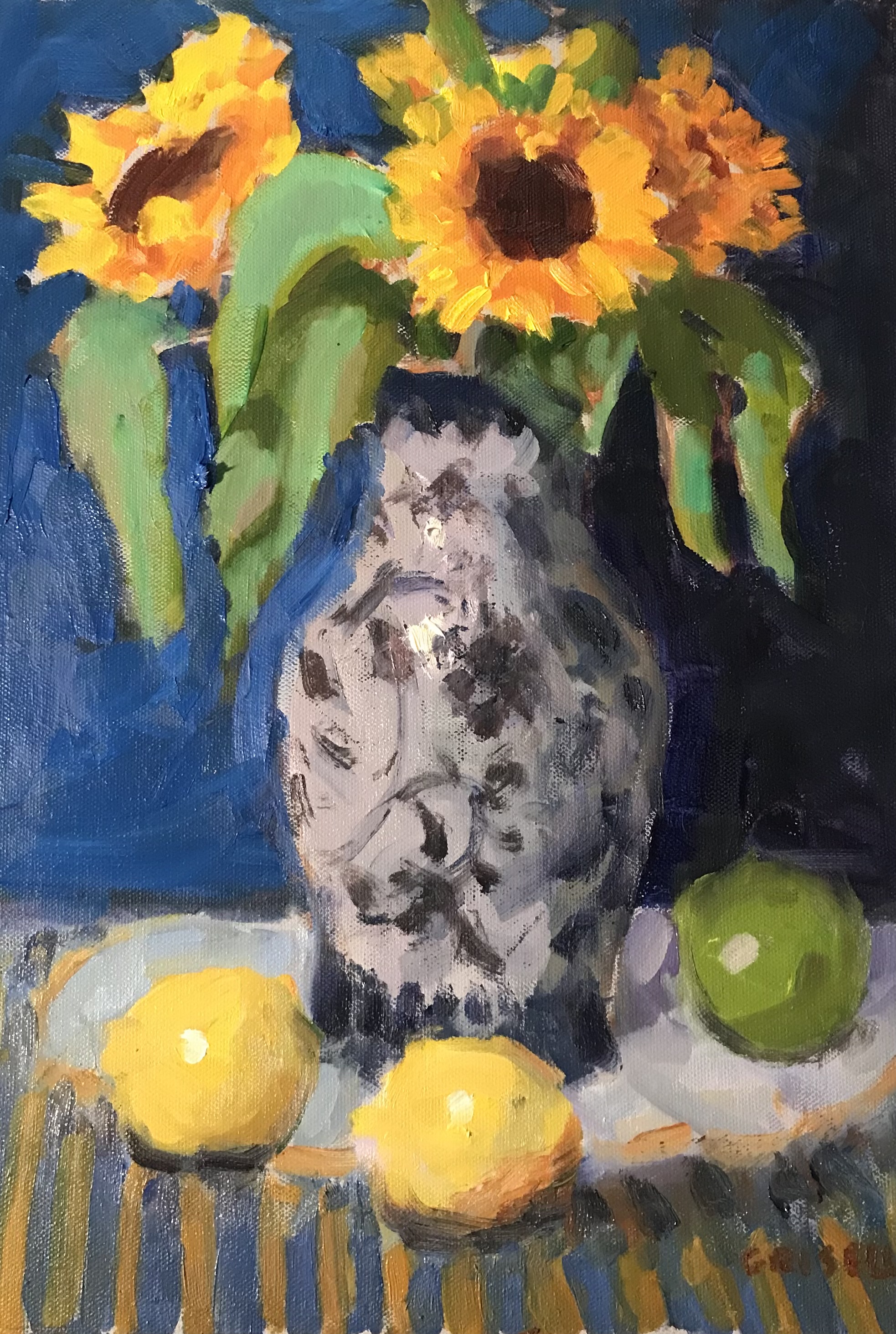 Painting of Sunflowers