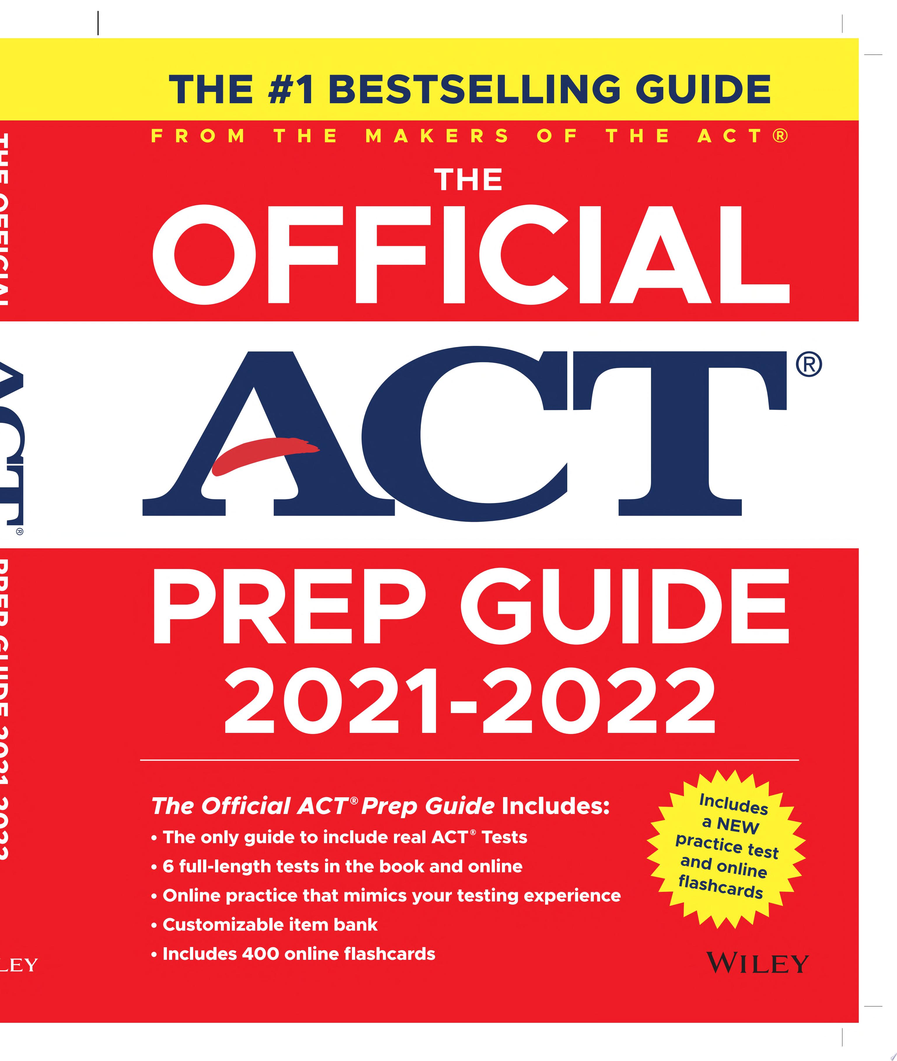 Image for "The Official ACT Prep Guide 2021-2022, (Book + 6 Practice Tests + Bonus Online Content)"