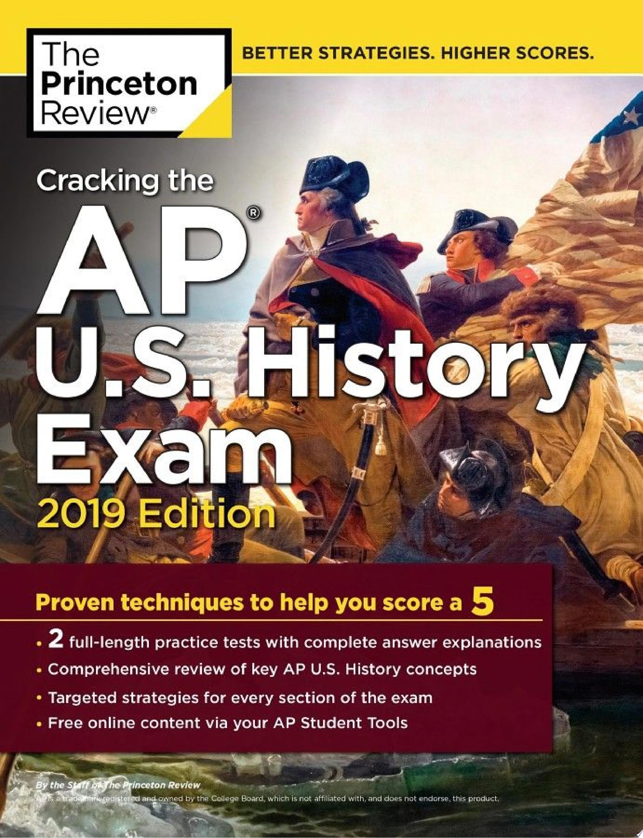 Image for "Cracking the AP U.S. History Exam, 2019 Edition"