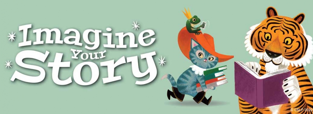 Imagine Your Story Puss in Boots, Frog Prince, and Tiger Reading