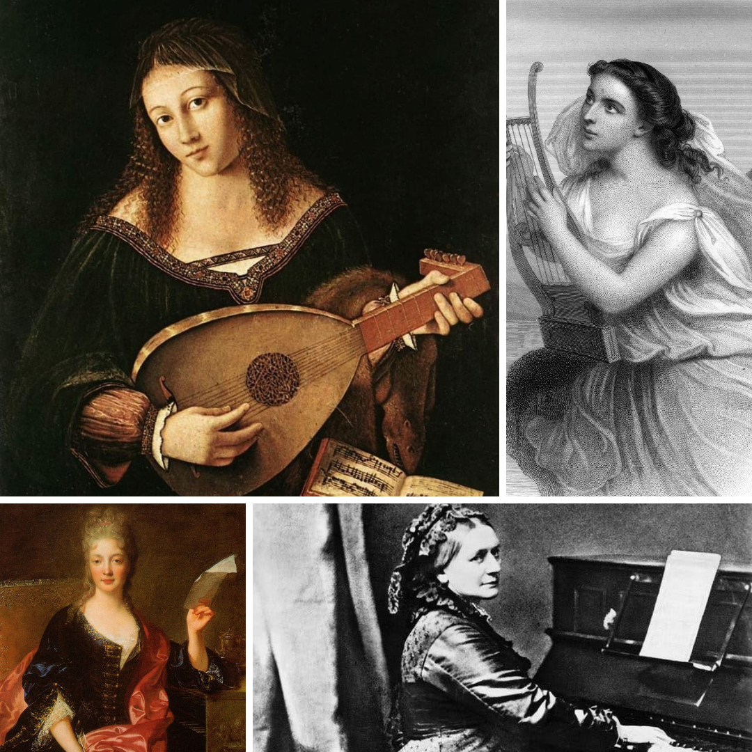 Image of four women composers