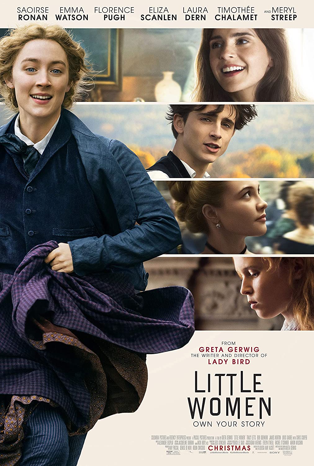 Poster for Film "Little Women" with images of cast