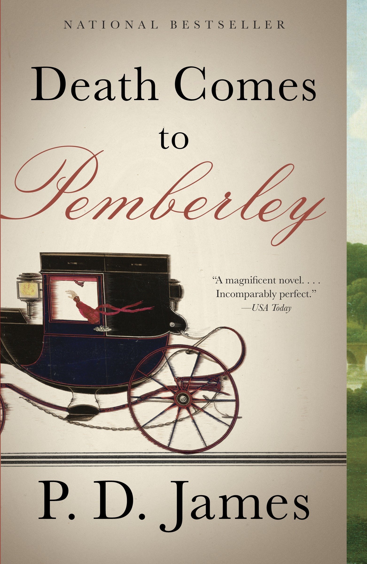 Cover of "Death Comes to Pemberley" by P.D. James