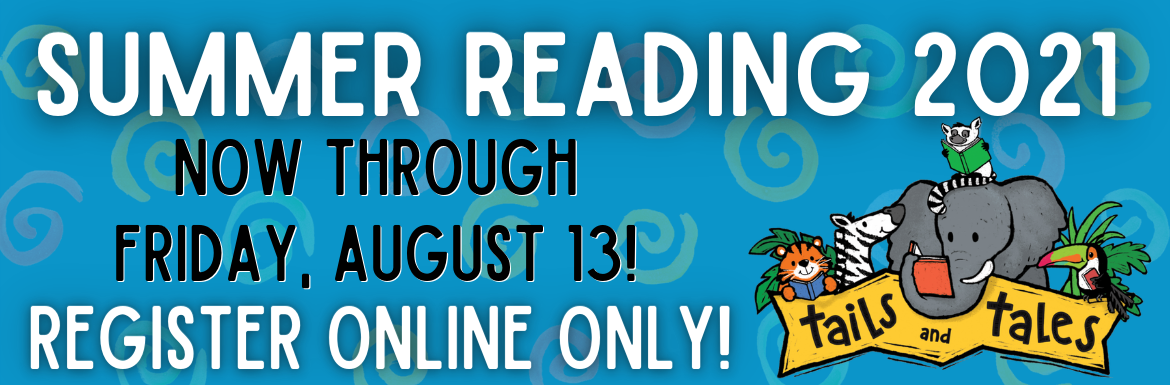 Summer Reading is Coming! Summer Reading is Coming! Tails and Tales 3 little pigs reading. Register online starting Saturday, June 19. Sponsored by the Friends of the Southbury Public Library.