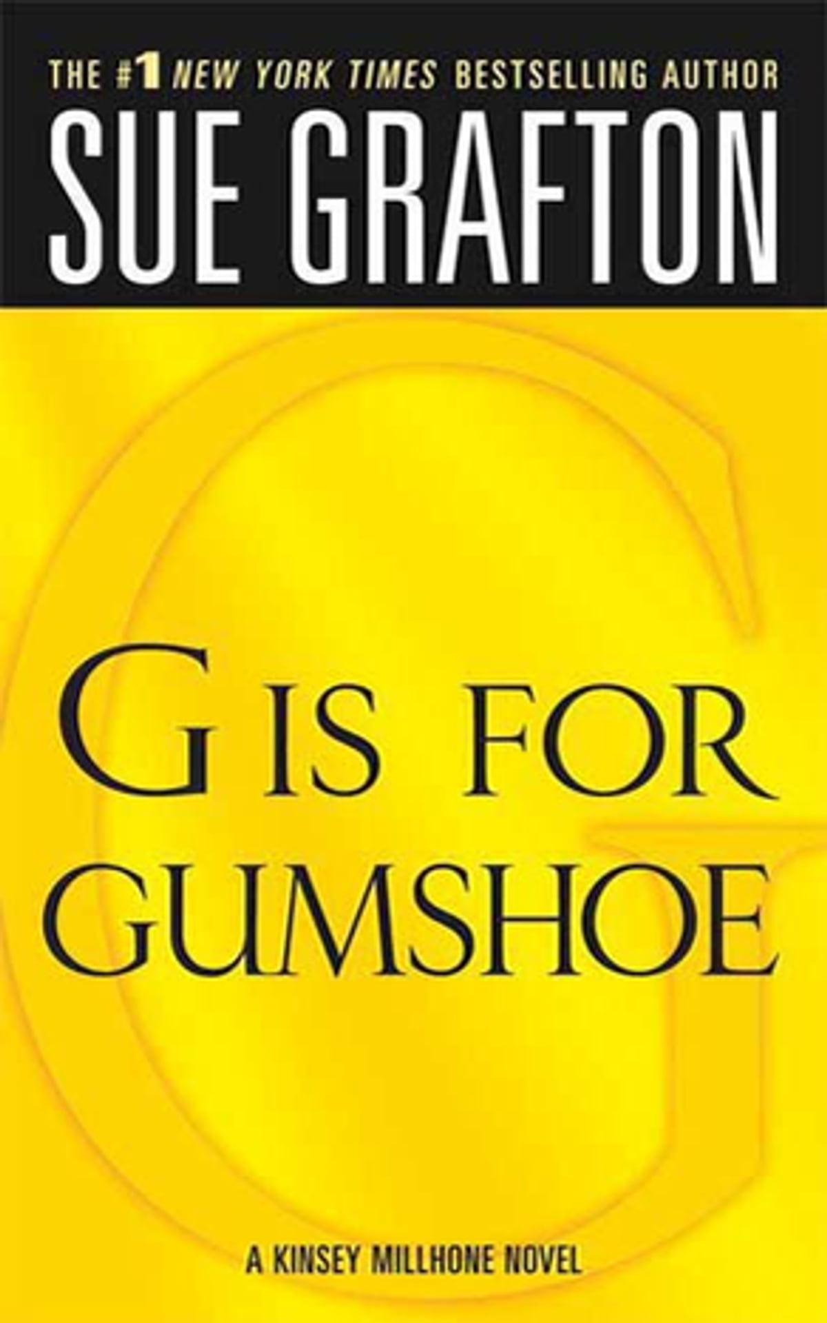 Cover of "G" is for Gumshoe by Sue Grafton.