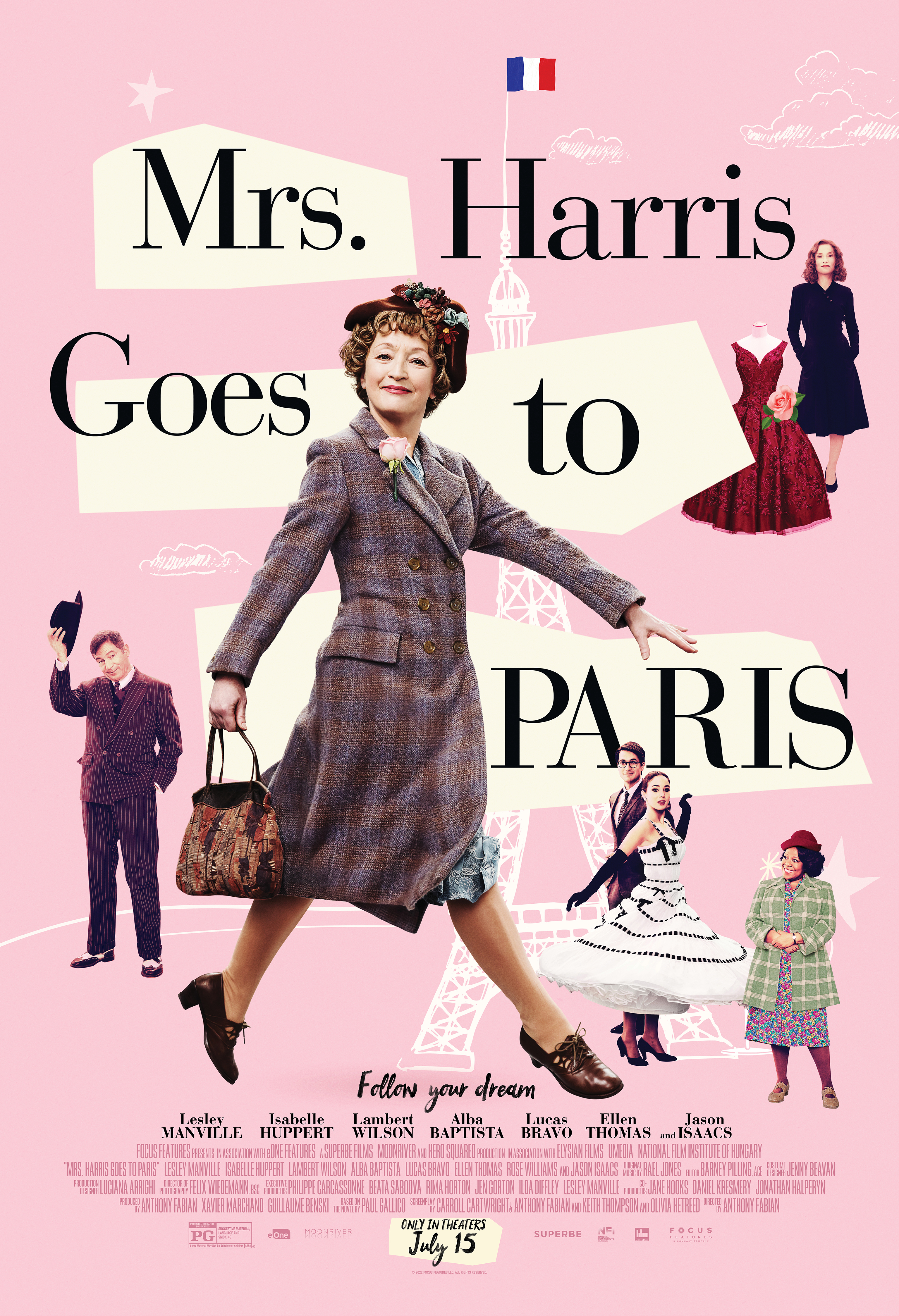 Cover Art for "Mrs. Harris Goes to Paris"