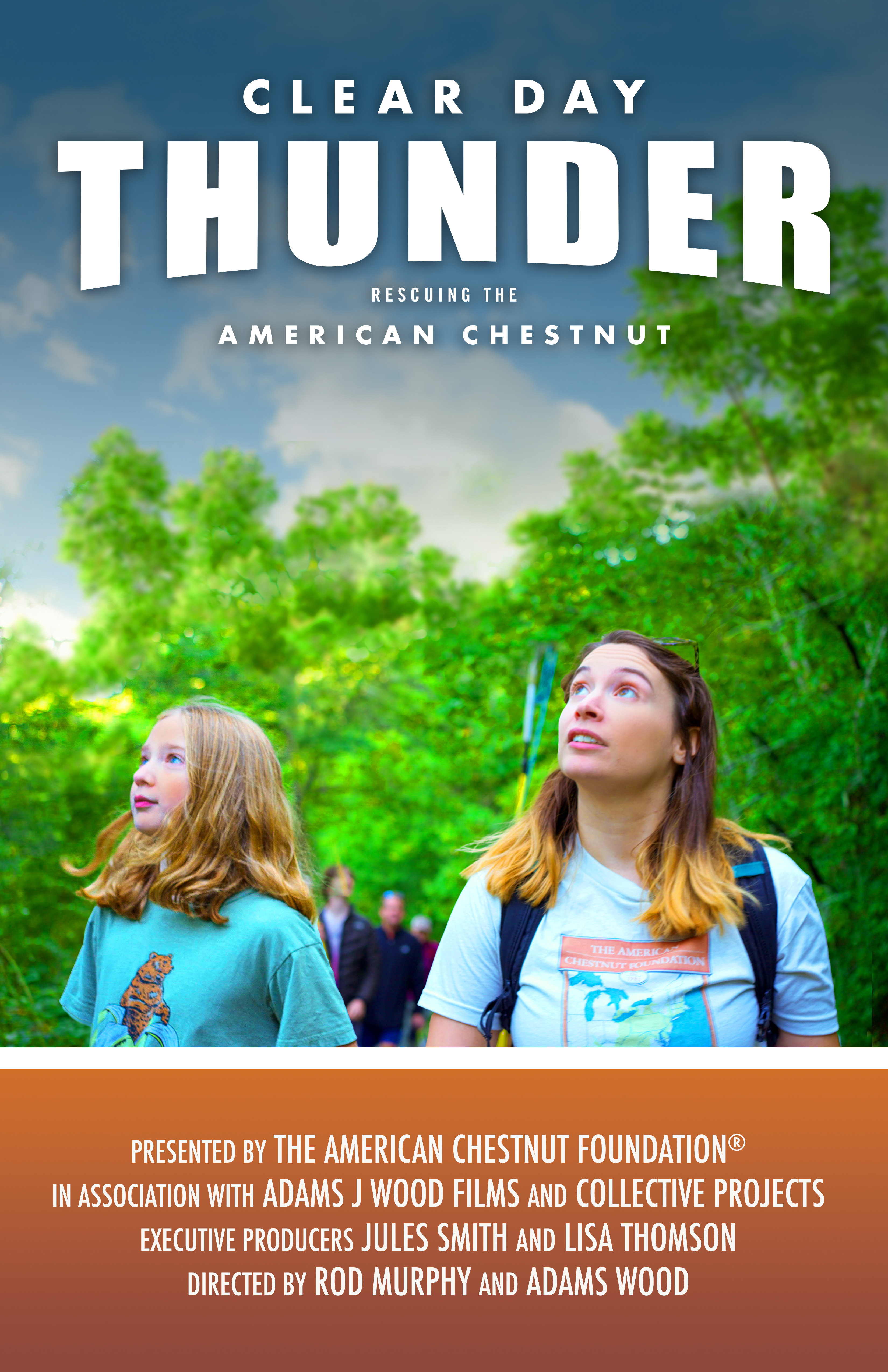 Cover Art for "Clear Day Thunder: Rescuing the American Chestnut"