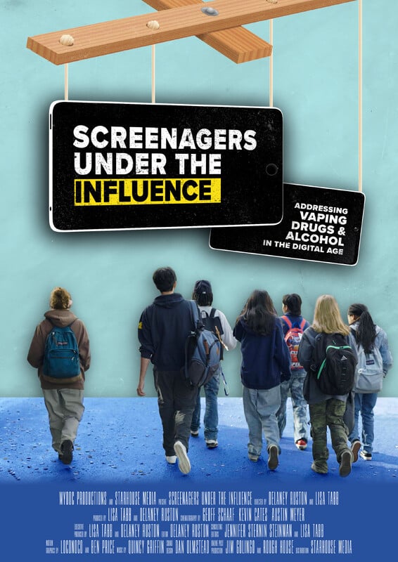 Movie poster for "Screenagers: Under the Influence" film