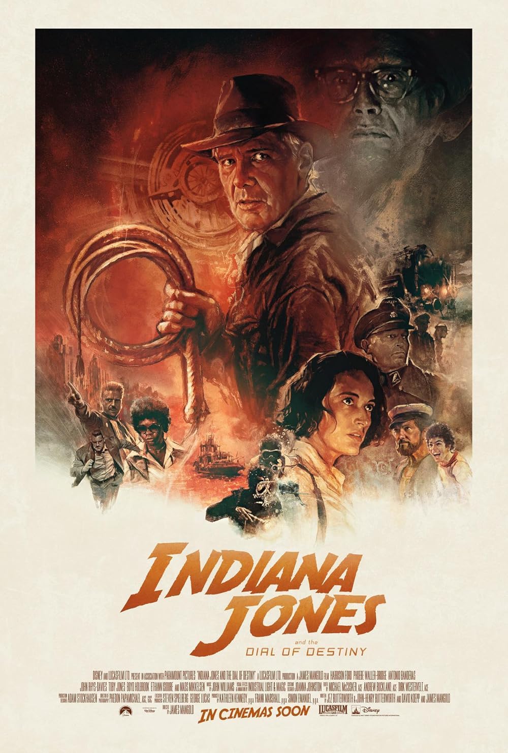 Cover Art for "Indiana Jones and the Dial of Destiny"