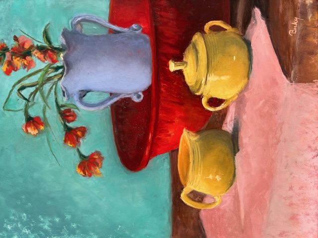 Image of flowers with pots