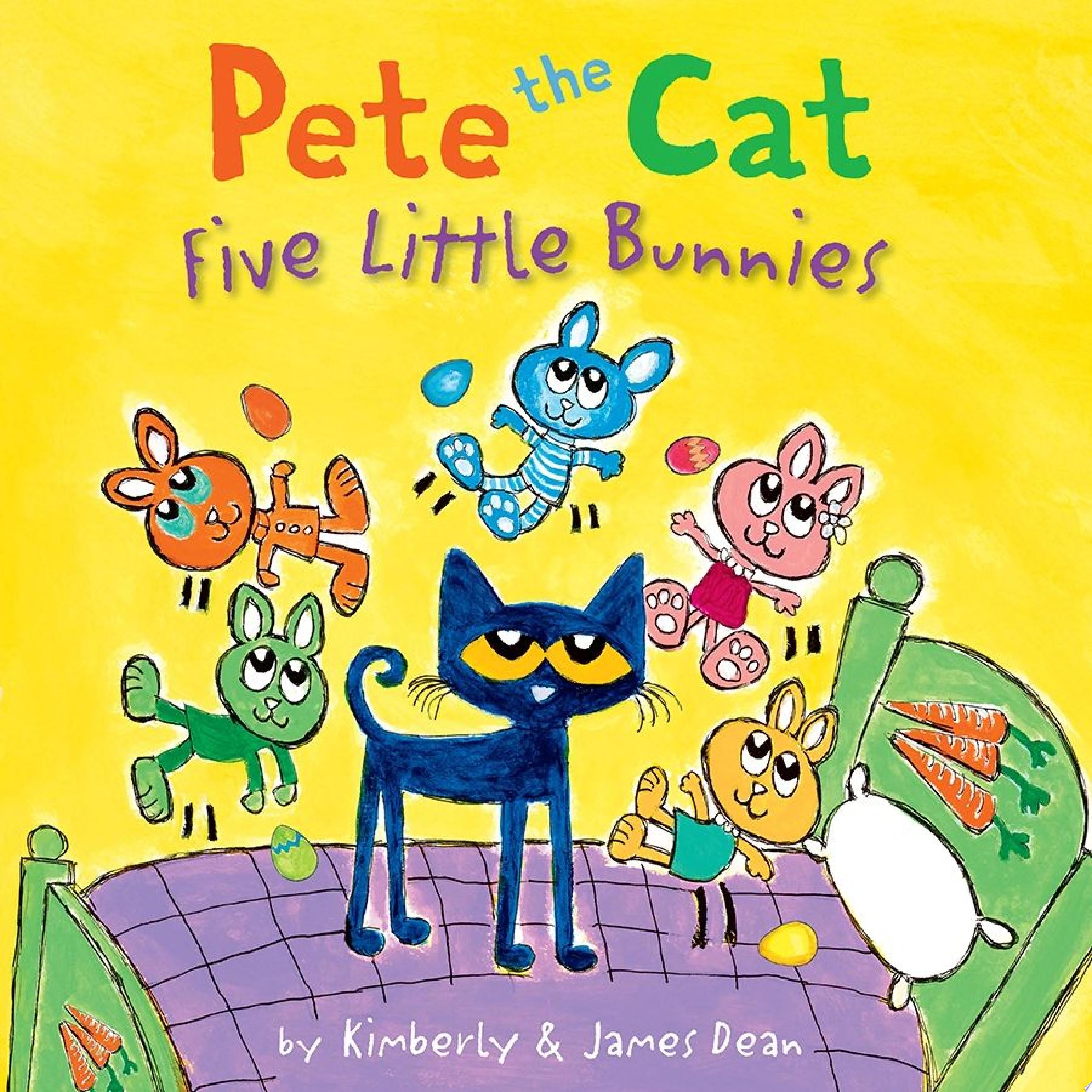 Image for "Pete the Cat: Five Little Bunnies"