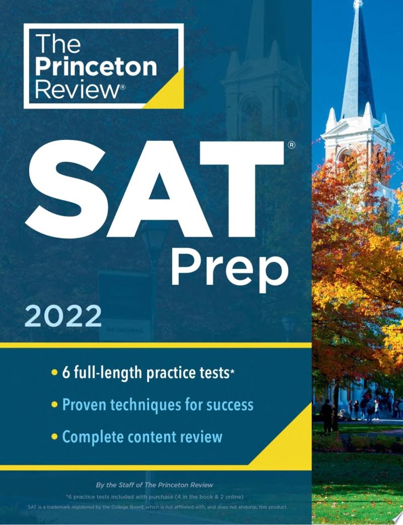 Image for "Princeton Review SAT Prep 2022"