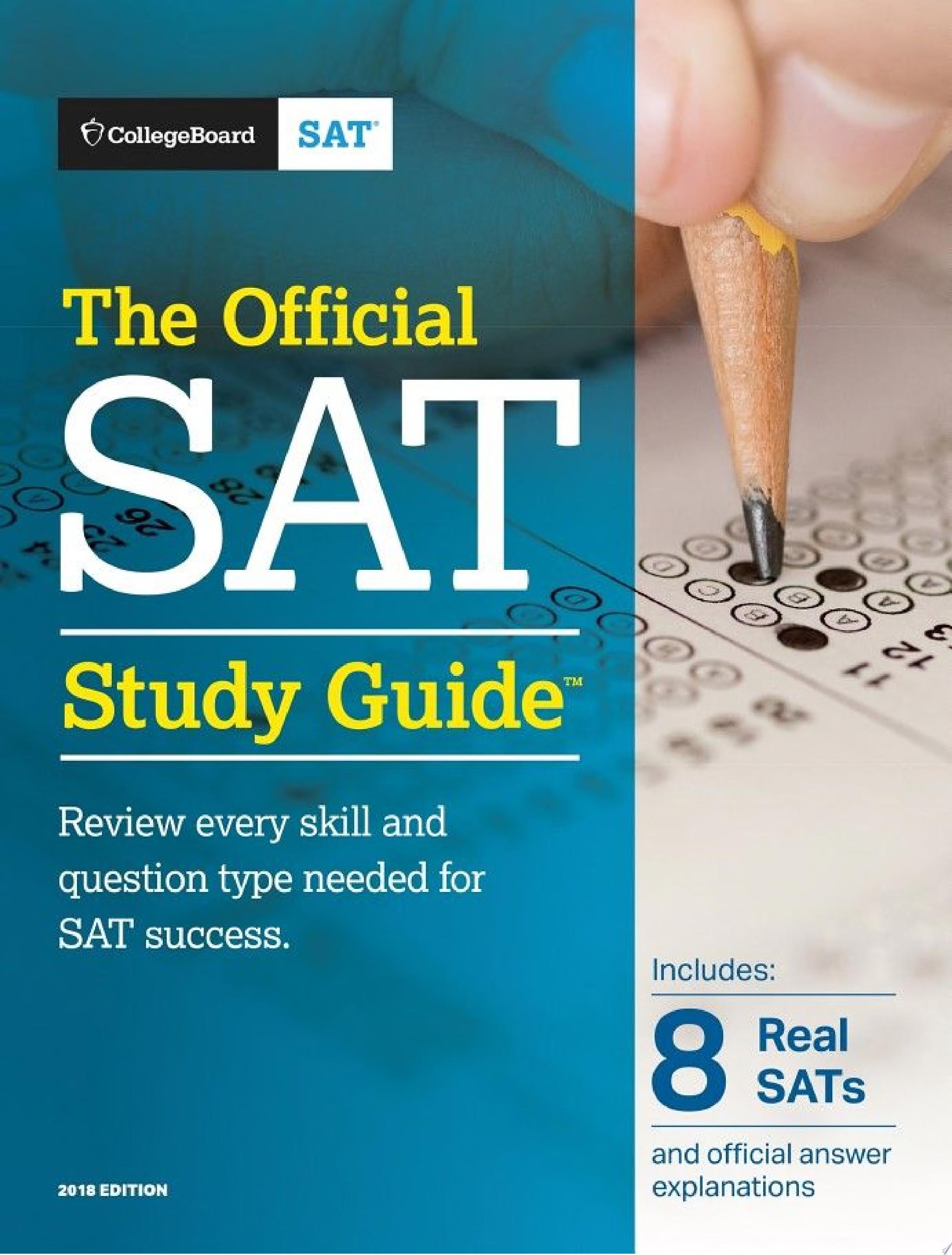 Image for "The Official SAT Study Guide, 2018 Edition"