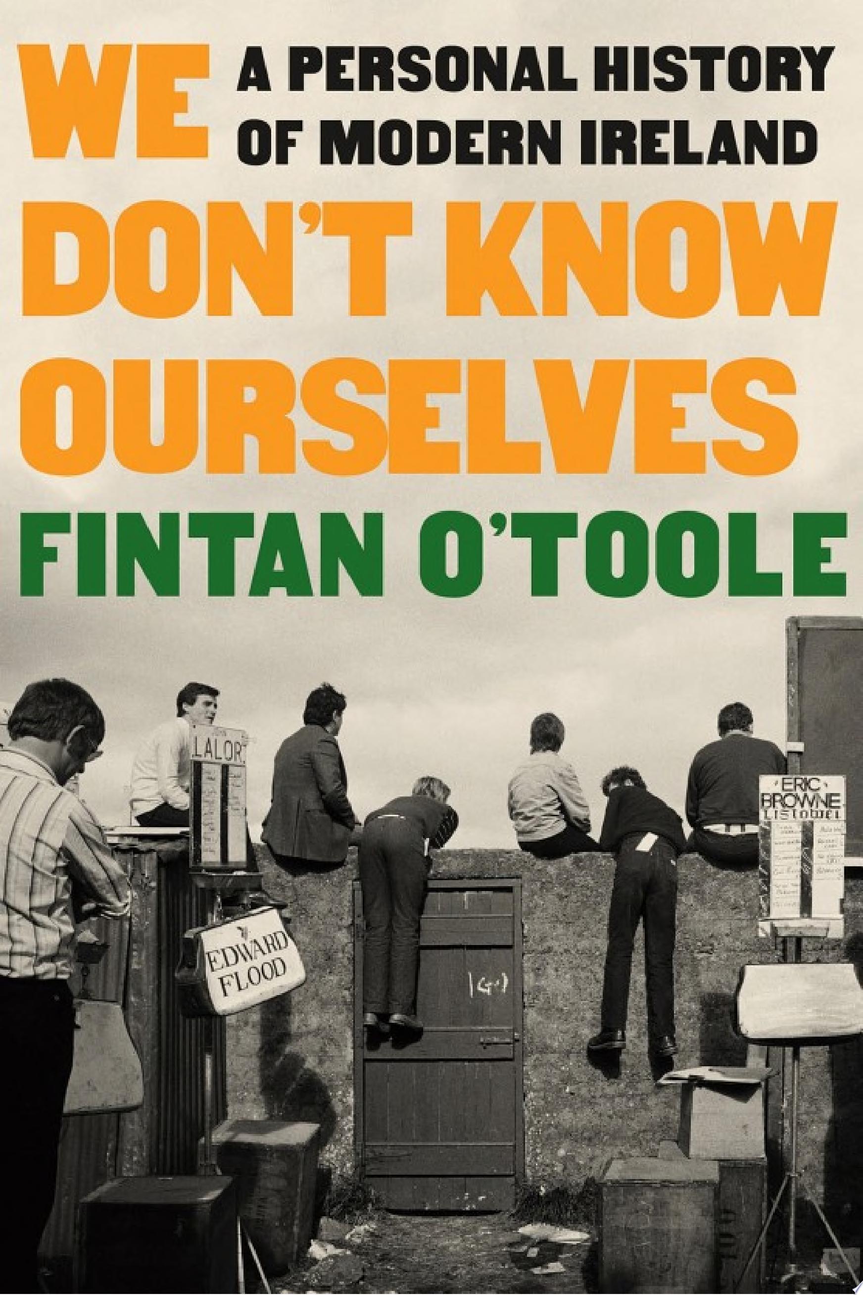 Image for "We Don&#039;t Know Ourselves: A Personal History of Modern Ireland"