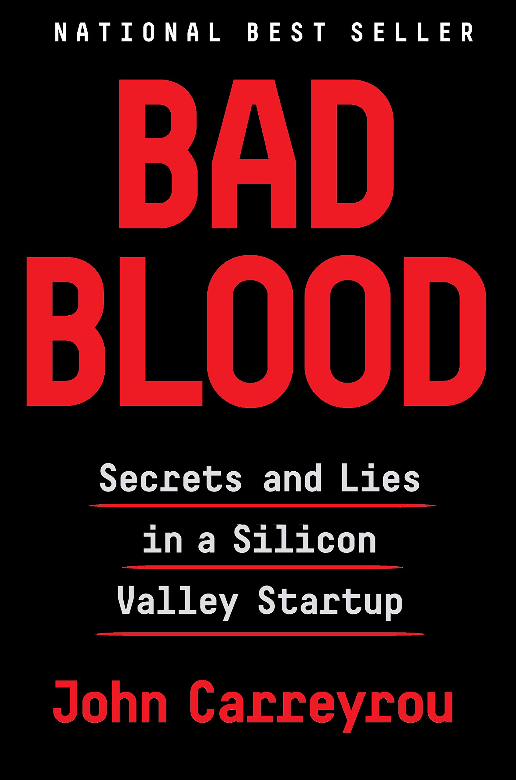 Cover of "Bad Blood" by John Carreyrou