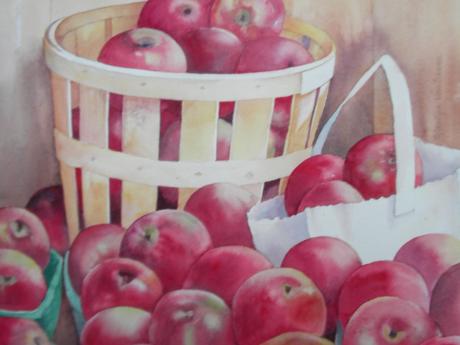 Image of apples in a basket