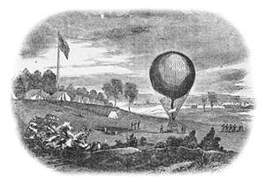 Image of civil war hot air balloons