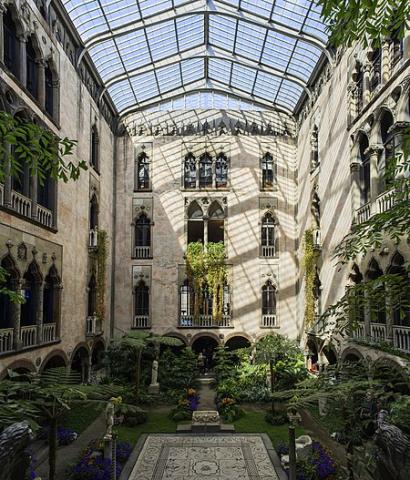 Lobby of the Isabella Stewart Gardener Museum