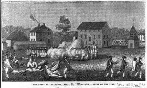 Picture of the Battle of Lexington