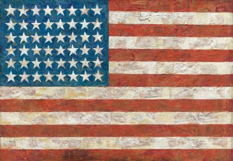 Jasper Johns, Flag, 1954. Museum of Modern Art.