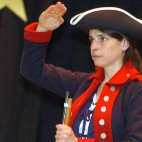 An image of presenter Ann Pasquale as Deborah Sampson