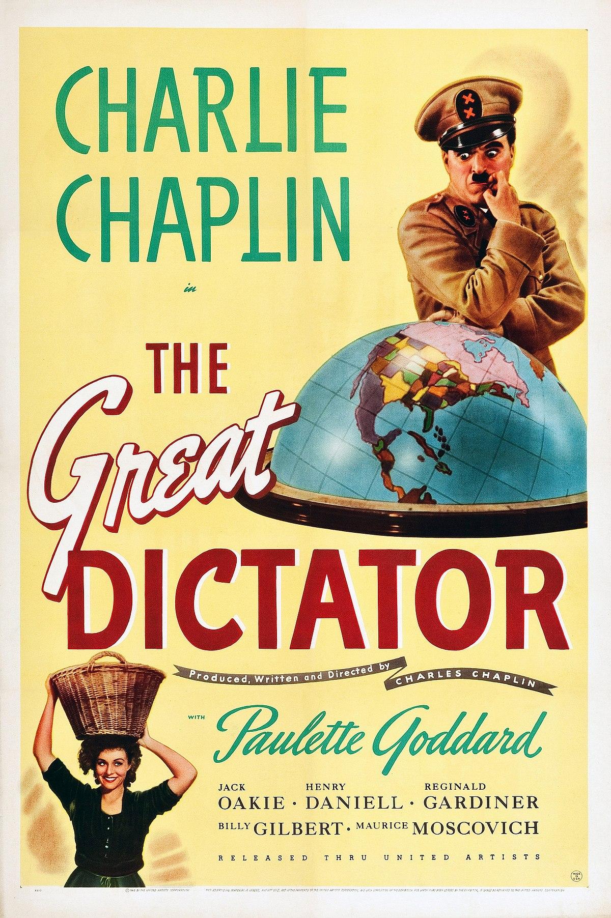 Cover Art for "The Great Dictator"