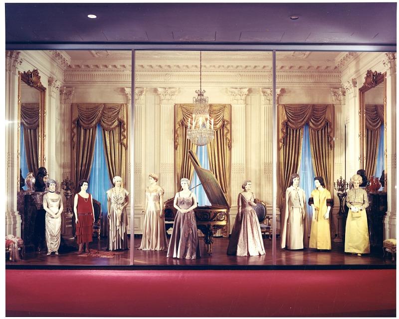 Image of the first ladies gowns